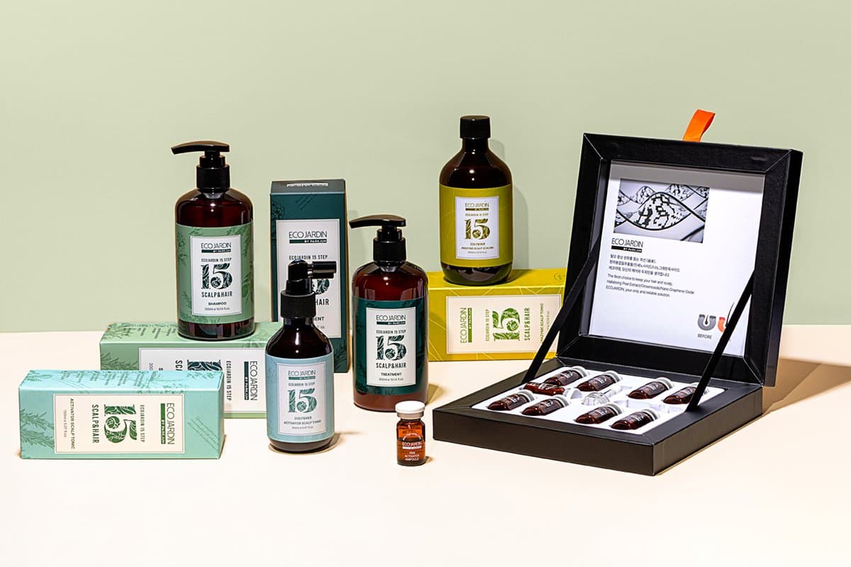 The ECOJARDIN 15 STEP SCALP & HAIR product line by Eco Jardin